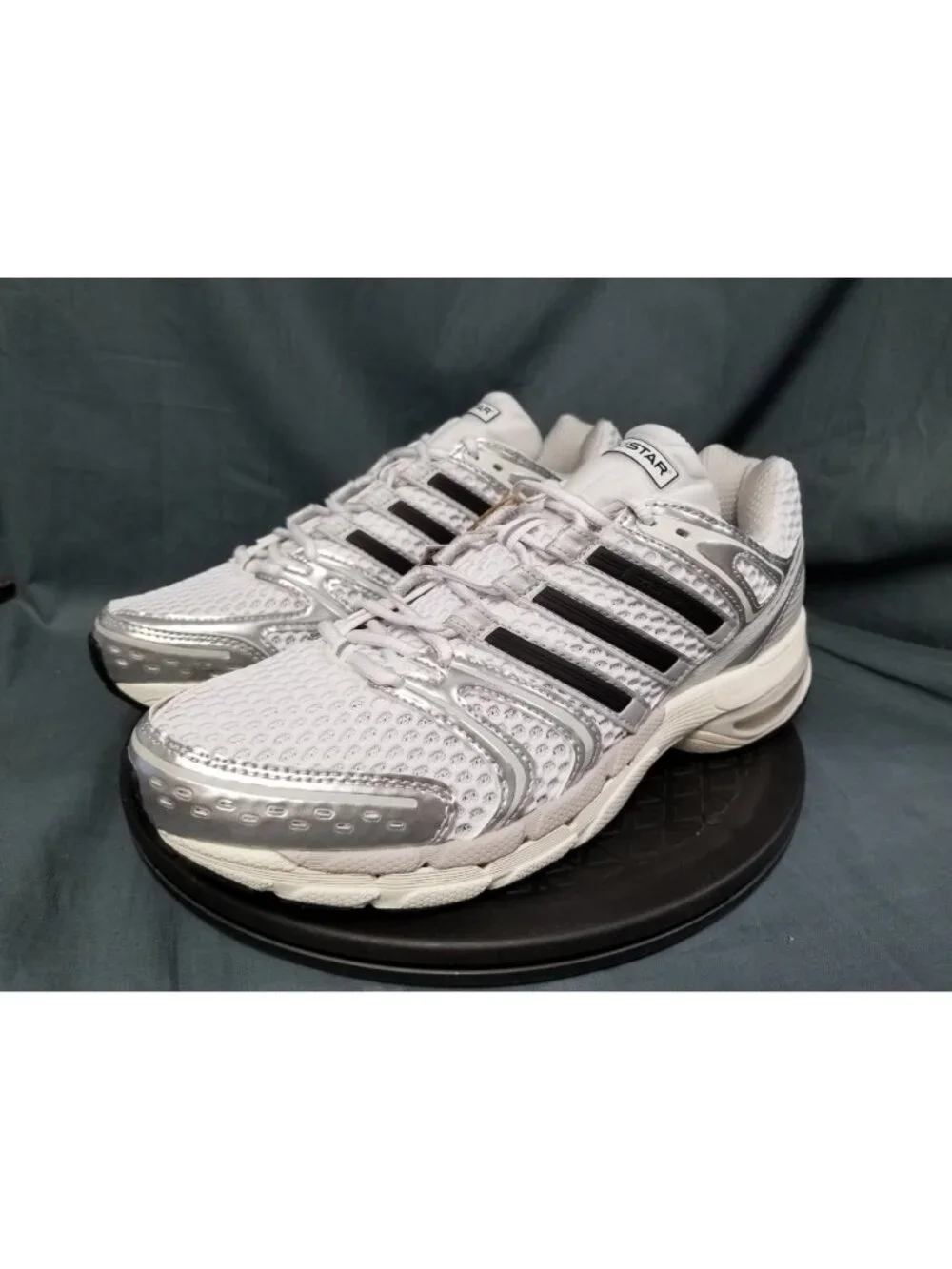 Adidas Adistar Control 5 J (GS) Grey Silver Metallic Boys Size 5 NEW NO BOX!